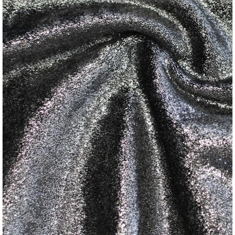 Welur SILVER/BLACK FROST VELVET